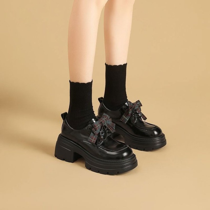 Kadınlar için Şık Ekose Desenl - Oxford Lace Up Women incelemesi ve fiyatı
