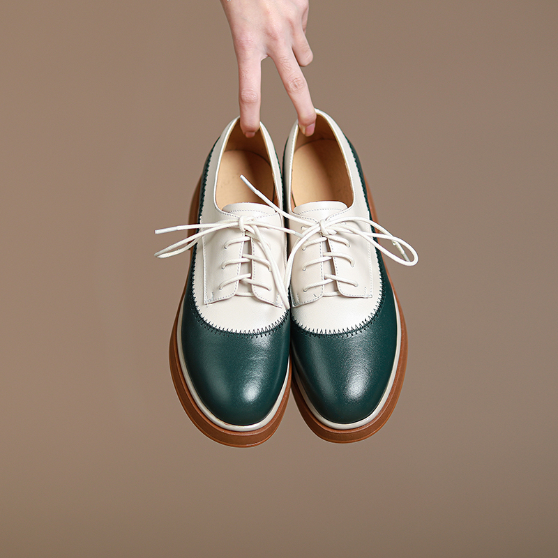 2026 Bağcıklı Tek Kadın Moda P - Oxford Lace Up Women incelemesi ve fiyatı