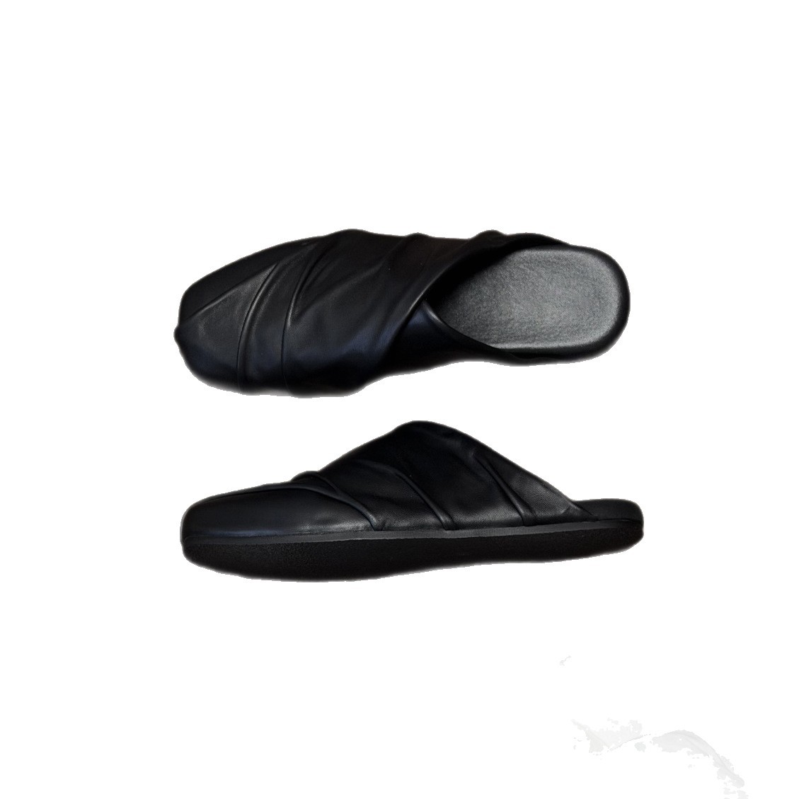 Siyah Vintage Deri Ayakkabılar - Mule Slip On incelemesi ve fiyatı