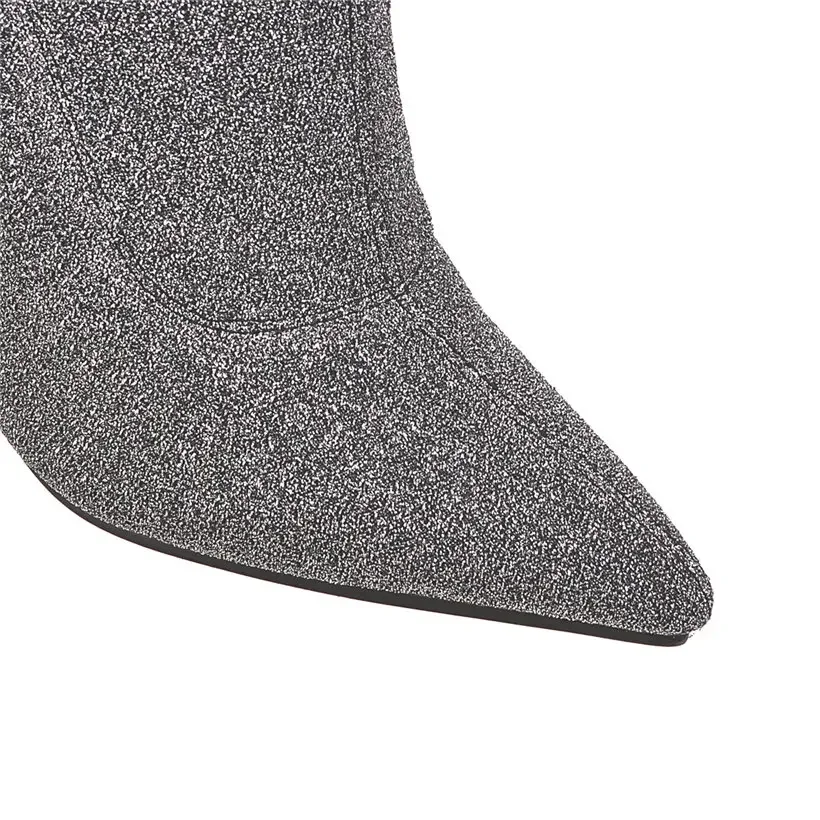 Artı Boyutu Streç Leopar Diz Ü - Sock Boot Women incelemesi ve fiyatı