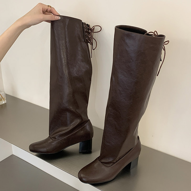 2027 Yeni Kış Modası Tasarım B - Knee High Boots Women incelemesi ve fiyatı