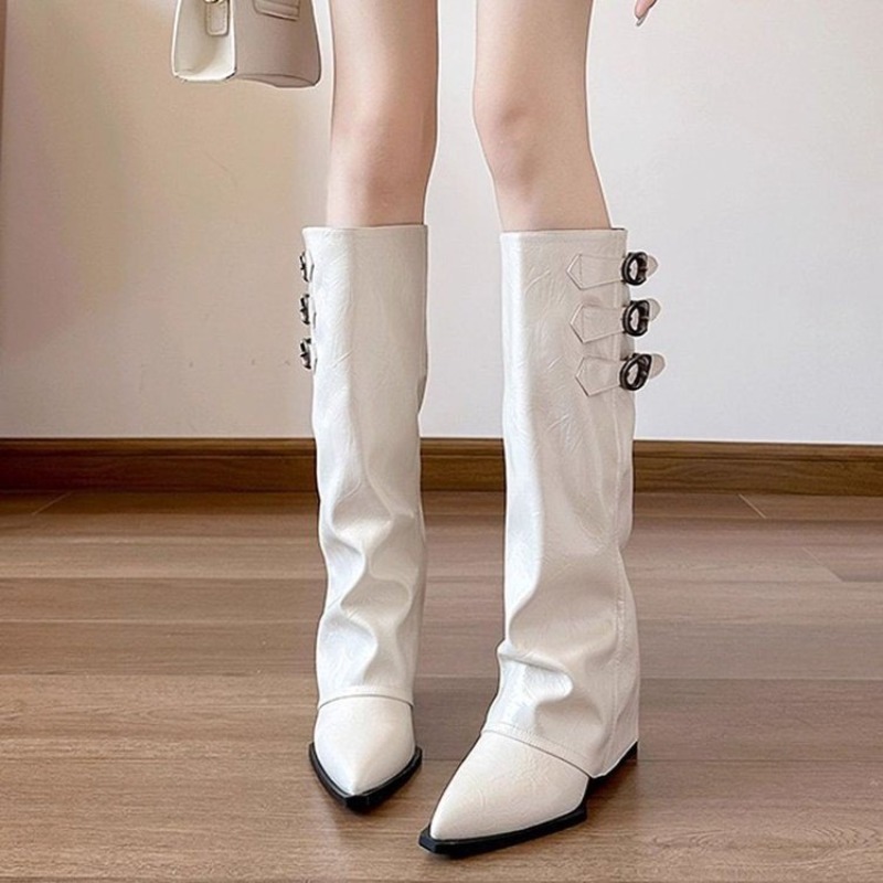 Kadın Sivri Burunlu Diz Üstü B - Sock Boot Women incelemesi ve fiyatı